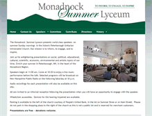 Tablet Screenshot of monadnocklyceum.org